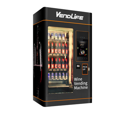 Multimedia Wine Vending Machines 550kg Gross Weight Easy Remote