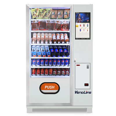 Slim Small Combo Refrigerated Vendlife Vending Machine For Sale Snacks Drinks Beverages